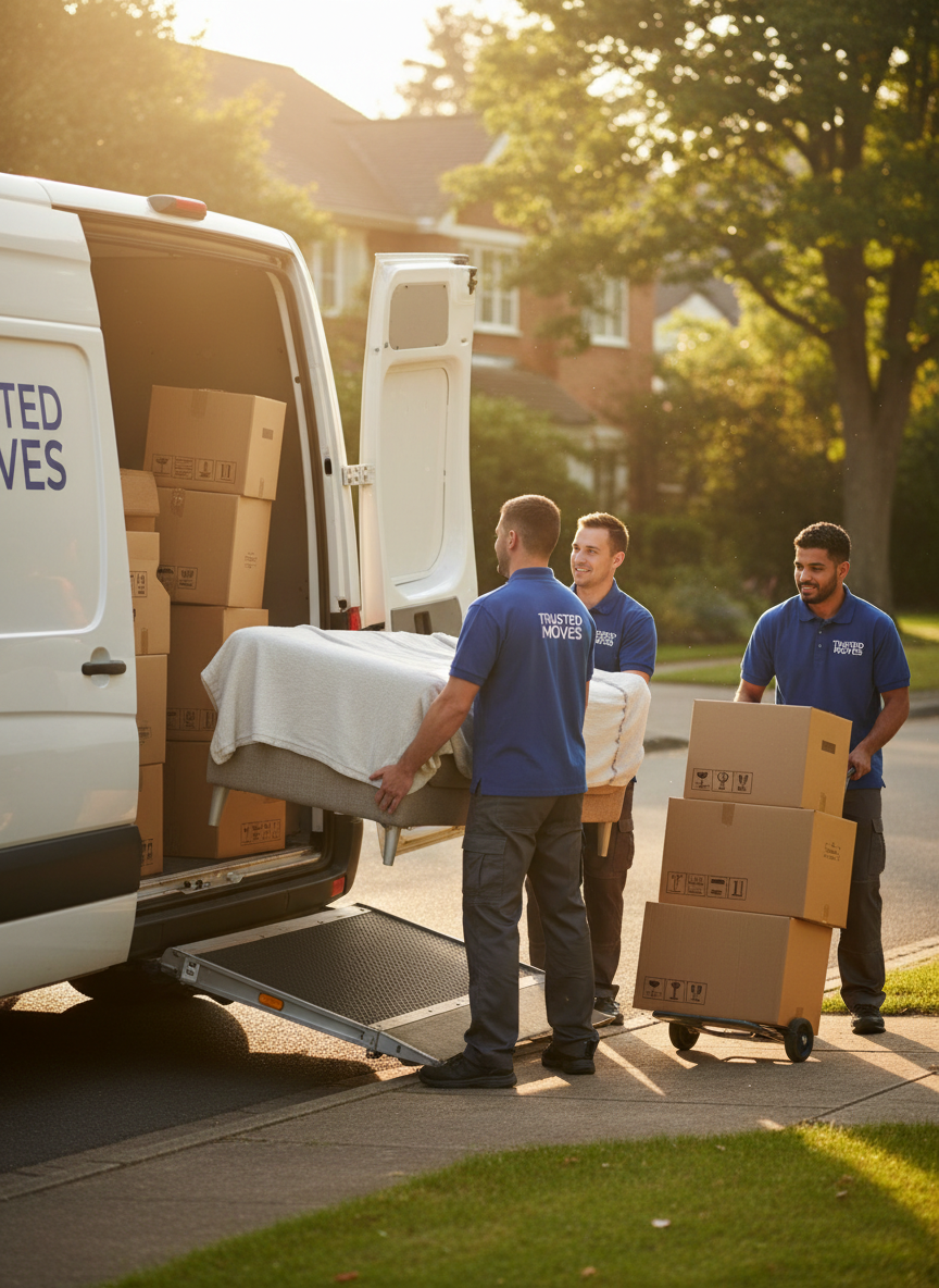 DK Trusted Removals team at work